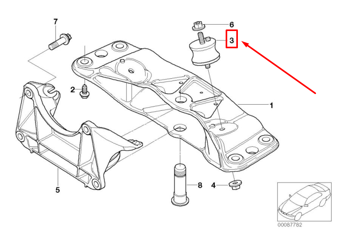 new bmw 7 e65, e66, e67 other body parts 22326771129 6771129 original