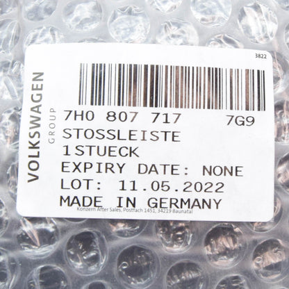 NEW VW TRANSPORTER T5 FRONT BUMPER LEFT PROTECTIVE STRIP 7H08077177G9 ORIGINAL