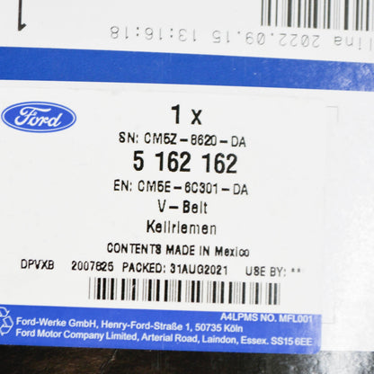 new ford focus c346 mk3 drive v-belt 5162162 cm5e-6c301-da original