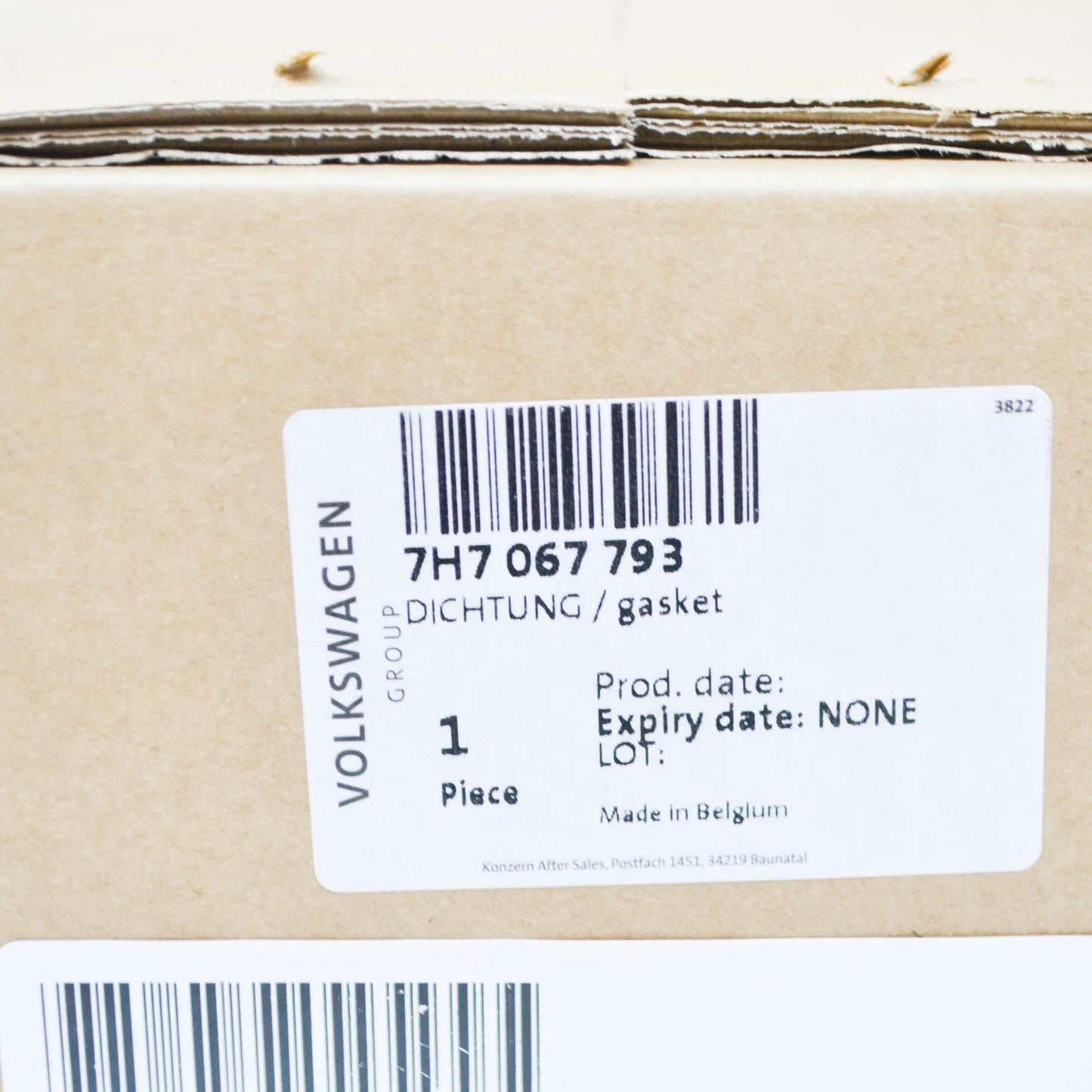 NEW VOLKSWAGEN TRANSPORTER T5 AWNING RUBBER SEAL 7H7067793