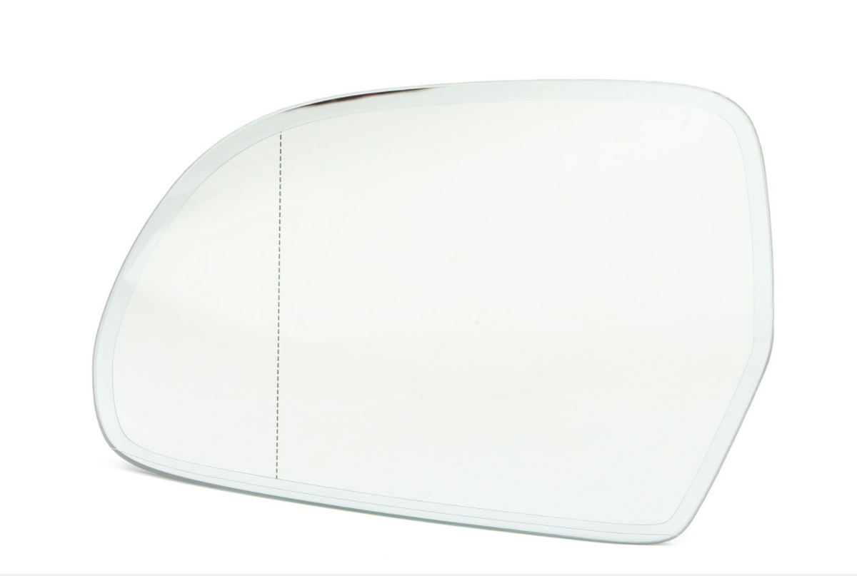 new audi a6 avant c6 front left door mirror glass 4f0857535aj original