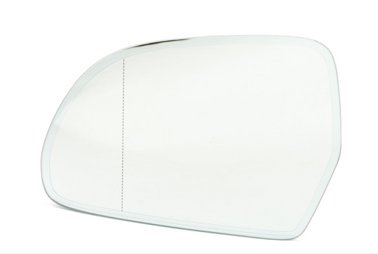 new audi a6 avant c6 front left door mirror glass 4f0857535aj original