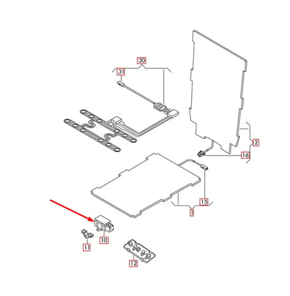 NEW VOLKSWAGEN POLO 6R HEATED SEAT CONTROL UNIT 6R0959772A