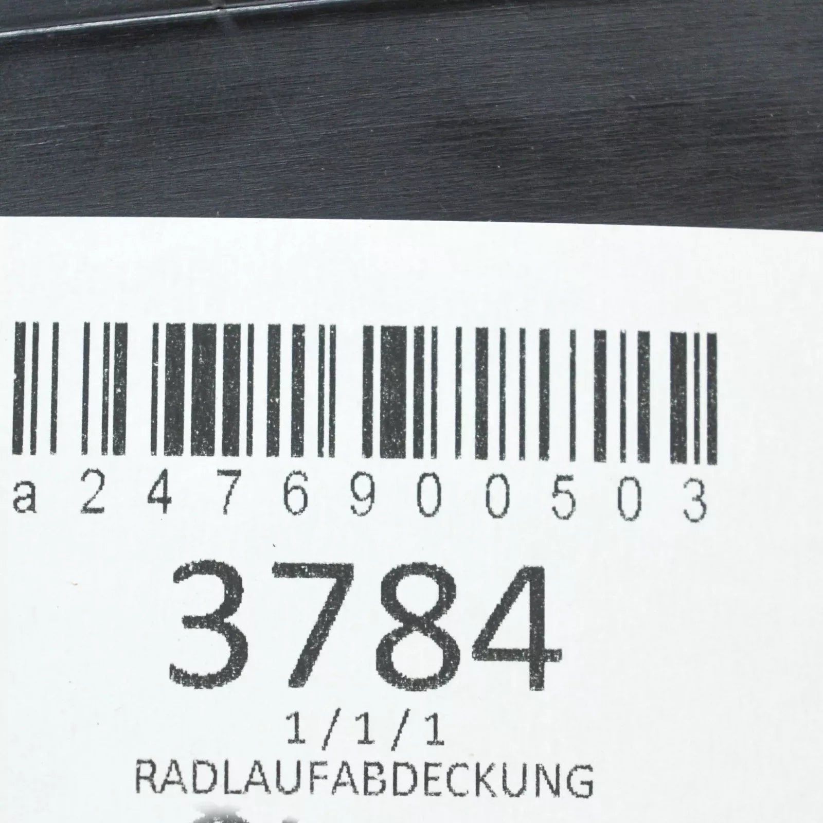 NEW MB GLA X156 FRONT LEFT WHEEL HOUSE COVERING EXTENSION A2476900503 ORIGINAL