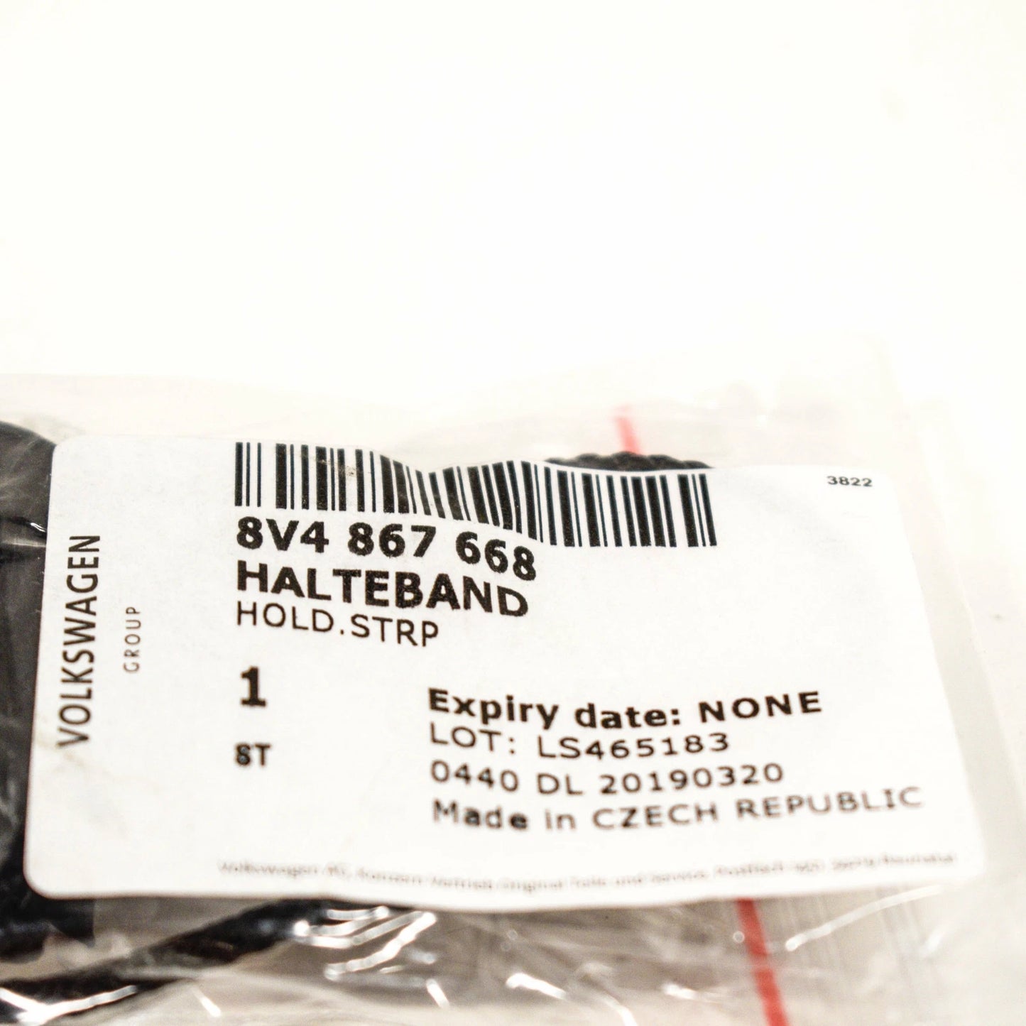 NEW AUDI A3 SPORTBACK 8V PARCEL SHELF RIGHT STRING 8V4867668