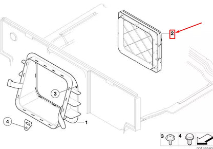 NEW BMW 6 COUPE E63 SKI BAG COVER 72608268953 8268953 ORIGINAL