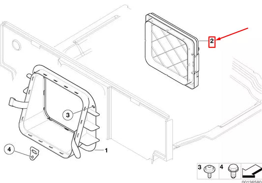 NEW BMW 6 COUPE E63 SKI BAG COVER 72608268953 8268953 ORIGINAL
