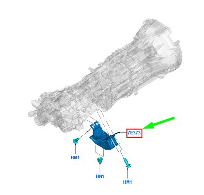 new ford ranger t6 mk1 transmission mounting insulator 2238163 original