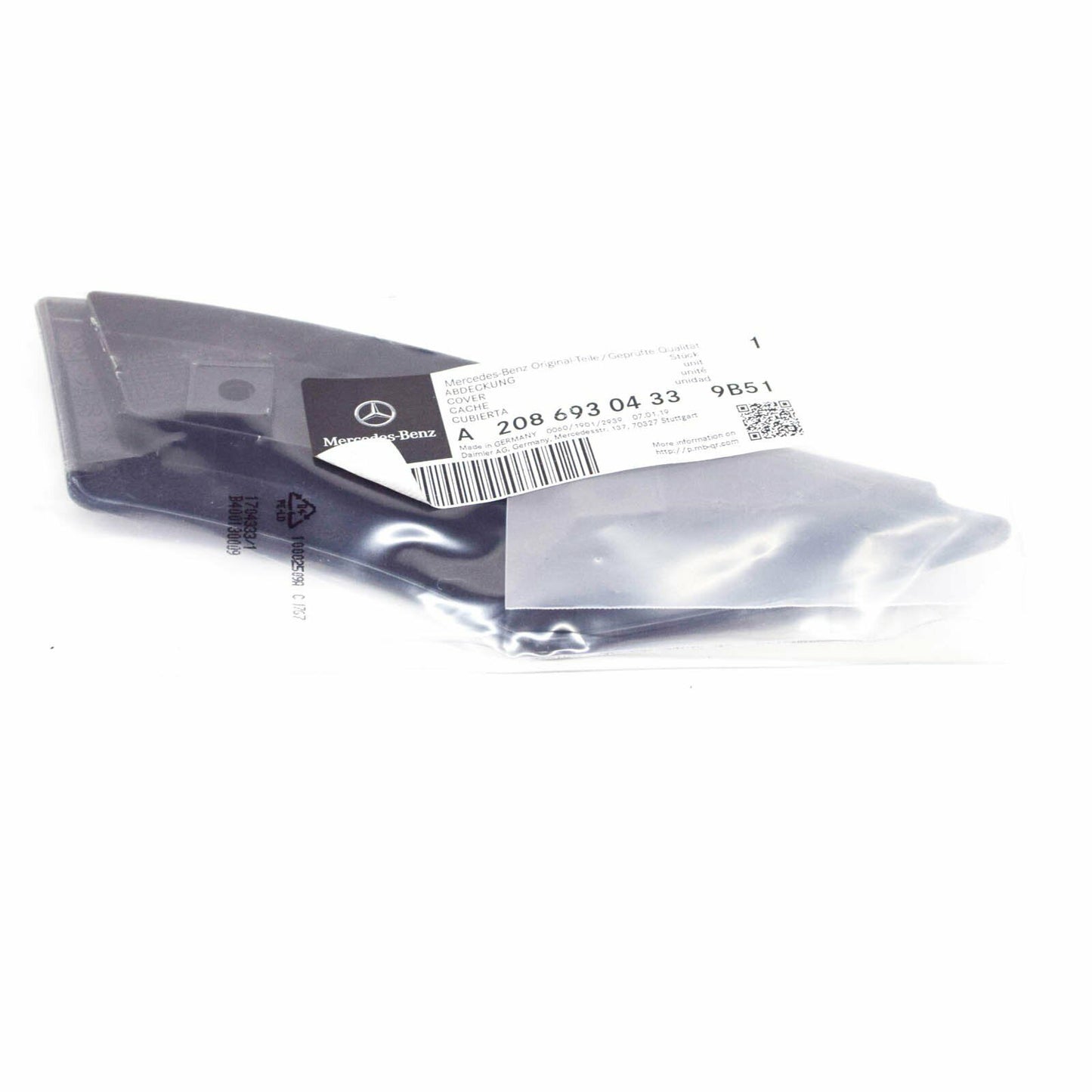 NEW MERCEDES-BENZ CLK C208 FOLDING TOP RIGHT COVER A20869304339B51 ORIGINAL