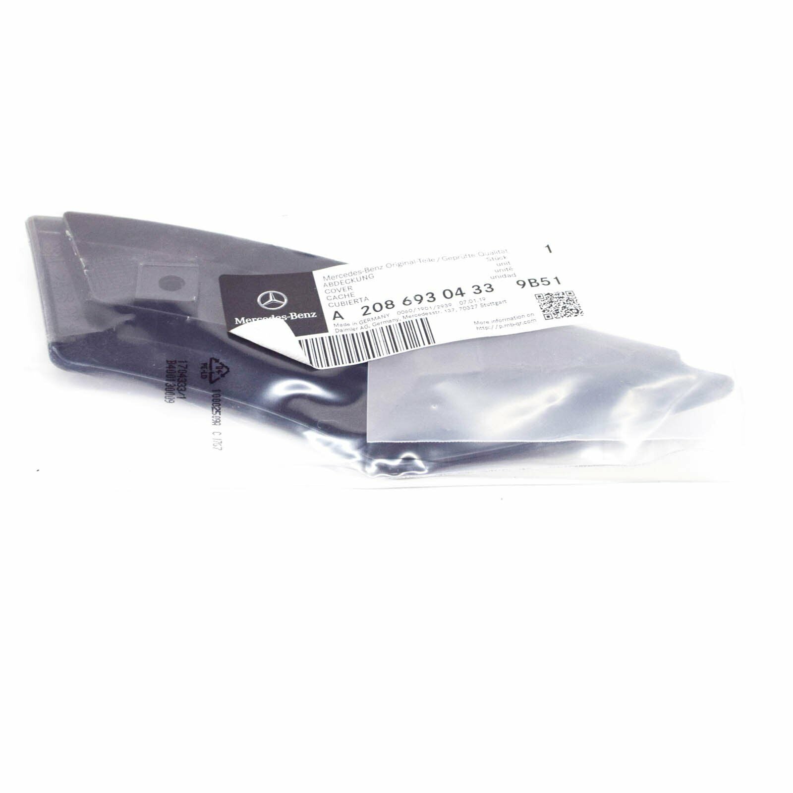 NEW MERCEDES-BENZ CLK C208 FOLDING TOP RIGHT COVER A20869304339B51 ORIGINAL