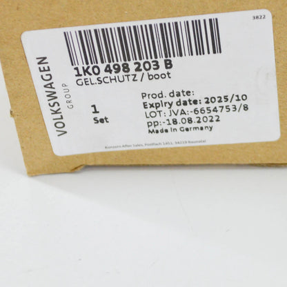 NEW AUDI A3 8L FRONT OUTER CV BOOT JOINT PROTECTIVE BOOT KIT 1K0498203B ORIGINAL