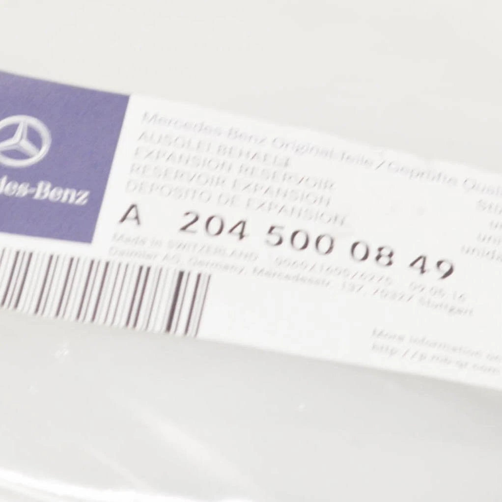 NEW MB E W212 COOLANT EXPANSIONT TANK RESERVOIR TANK A2045000849 ORIGINAL