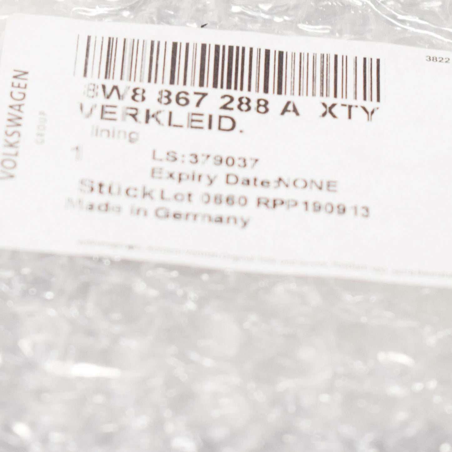 NEW AUDI A5 8W6 INTERIOR QUARTER PANEL TRIM PANEL RIGHT 8W8867288AXTY