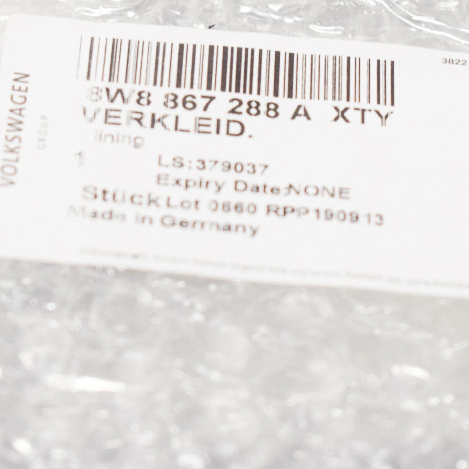 NEW AUDI A5 8W6 INTERIOR QUARTER PANEL TRIM PANEL RIGHT 8W8867288AXTY