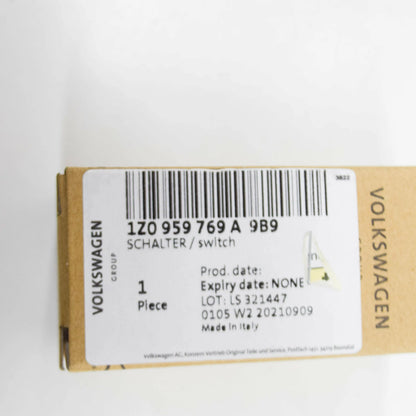 NEW VOLKSWAGEN CC SEAT BACKREST ADJUSTMENT SWITCH 1Z0959769A9B9