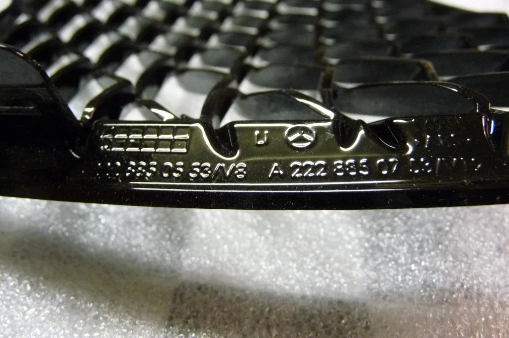 NEW MERCEDES BENZ S W222 FRONT BUMPER LOWER LEFT GRILL A2228850553