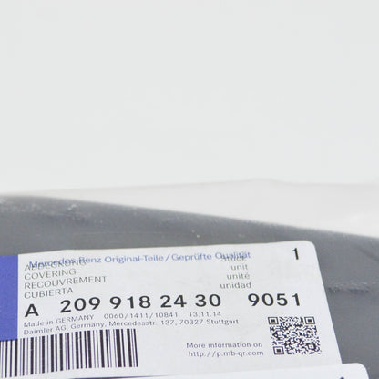 NEW MB CLK C209 FRONT RIGHT SEAT OUTSIDE TOP COVER A20991824309051 ORIGINAL