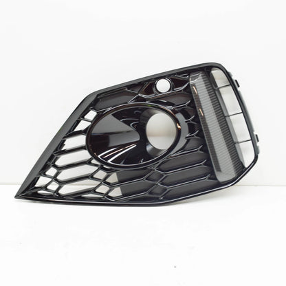 NEW AUDI RS5 8W6 FRONT BUMPER LEFT GRILLE CARBON 8W0807681AS3Q0 ORIGINAL