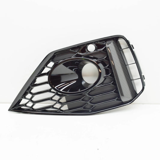 NEW AUDI RS5 8W6 FRONT BUMPER LEFT GRILLE CARBON 8W0807681AS3Q0 ORIGINAL