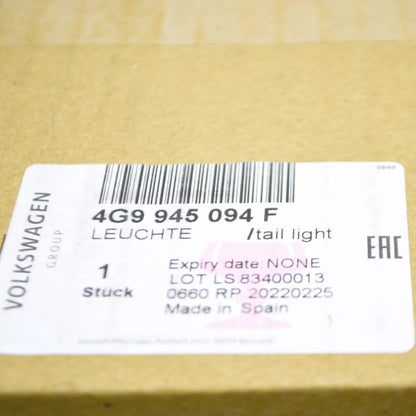 NEW AUDI A6 AVANT C7 REAR RIGHT SIDE TAILGATE TAILLIGHT 4G9945094F ORIGINAL