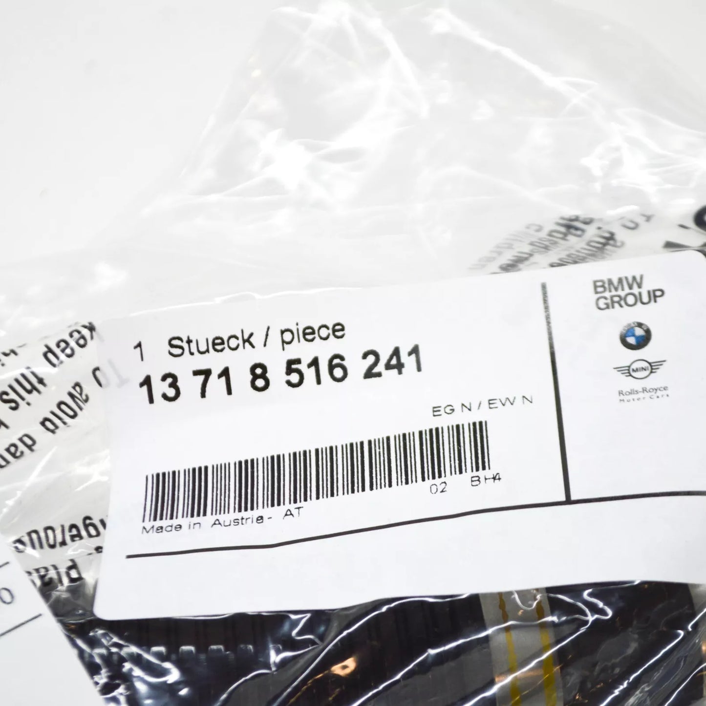 NEW BMW E60N E61N E70N HOT FILM AIR MASS METER/CLEAN PIPE 8516241 13718516241