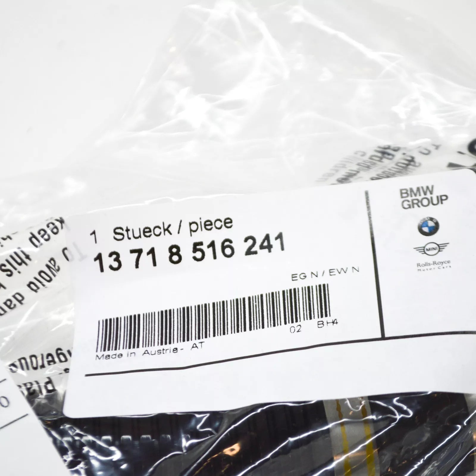 NEW BMW E60N E61N E70N HOT FILM AIR MASS METER/CLEAN PIPE 8516241 13718516241