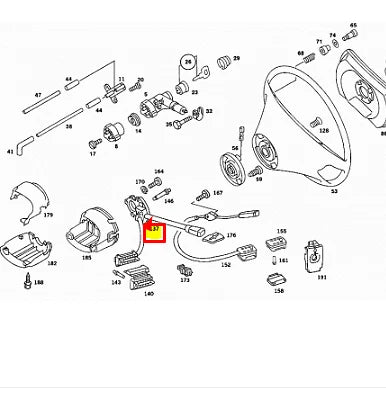 NEW MB 190 W201 TURN SIGNAL LEVER SWITCH A2015450624