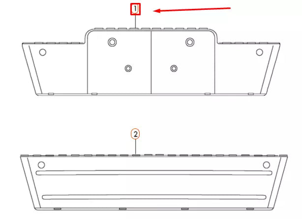 NEW AUDI Q5 8R FRONT LICENCE PLATE HOLDER 8R0807285MT94 ORIGINAL