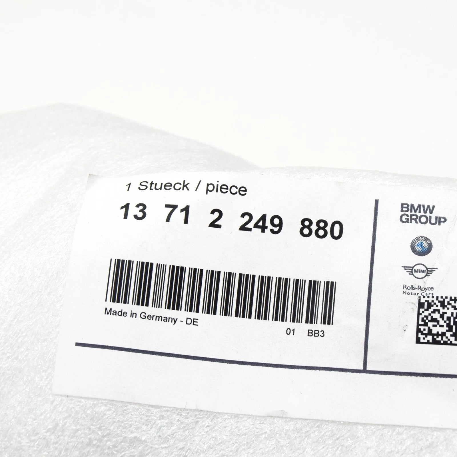 NEW BMW 3 E46 AIR DUCT SUCTION HOOD 13712249880 2249880 ORIGINAL