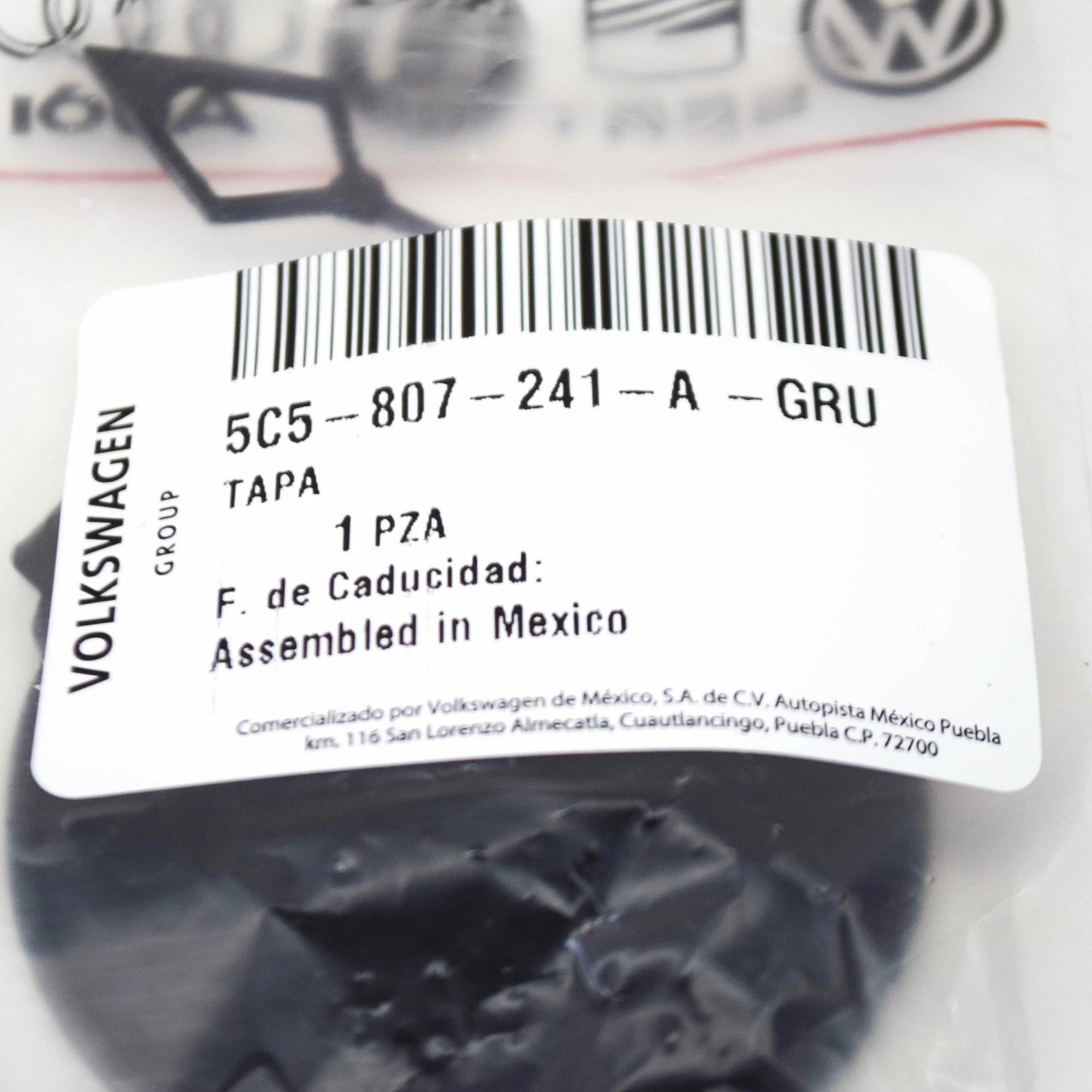 NEW VW BEETLE A5 FRONT BUMPER RIGHT TOW HOOK EYE COVER CAP 5C5807241AGRU