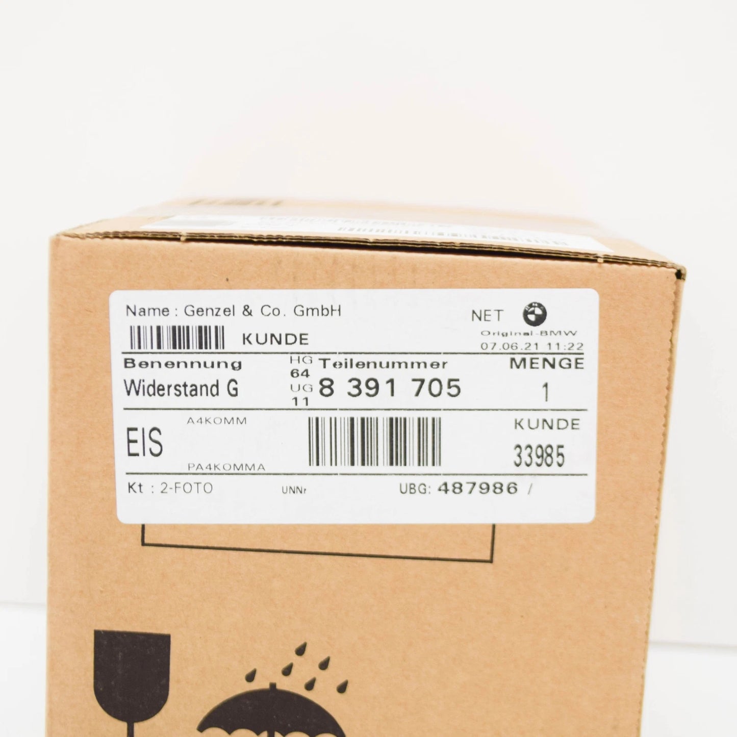 NEW BMW 3 E36 HEATER BLOWER RESISTOR 64118391705 8391705 ORIGINAL