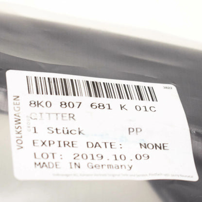 NEW AUDI A4 B8 FRONT LEFT FOG LIGHT GRILLE 8K0807681K01C