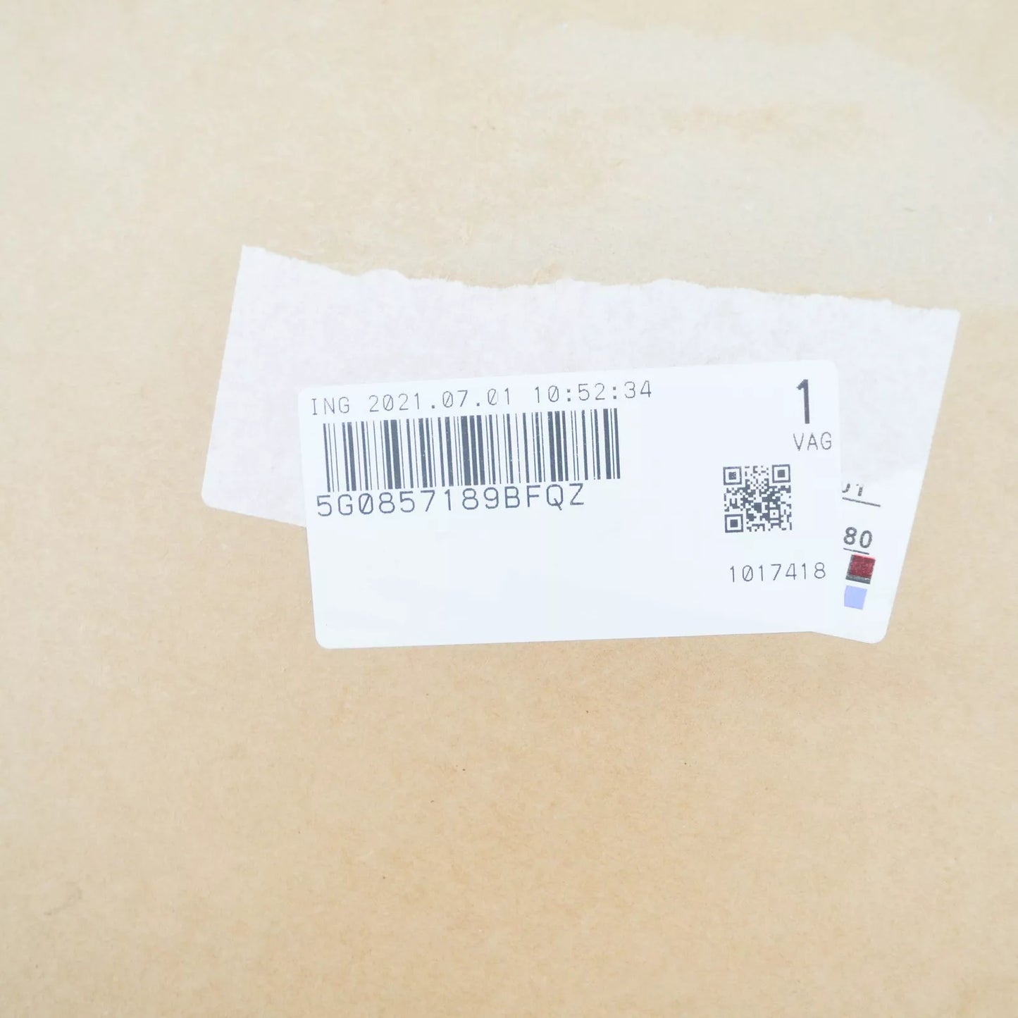 NEW VOLKSWAGEN GOLF MK7 INSTRUMENT CLUSTER TRIM 5G0857189BFQZ ORIGINAL