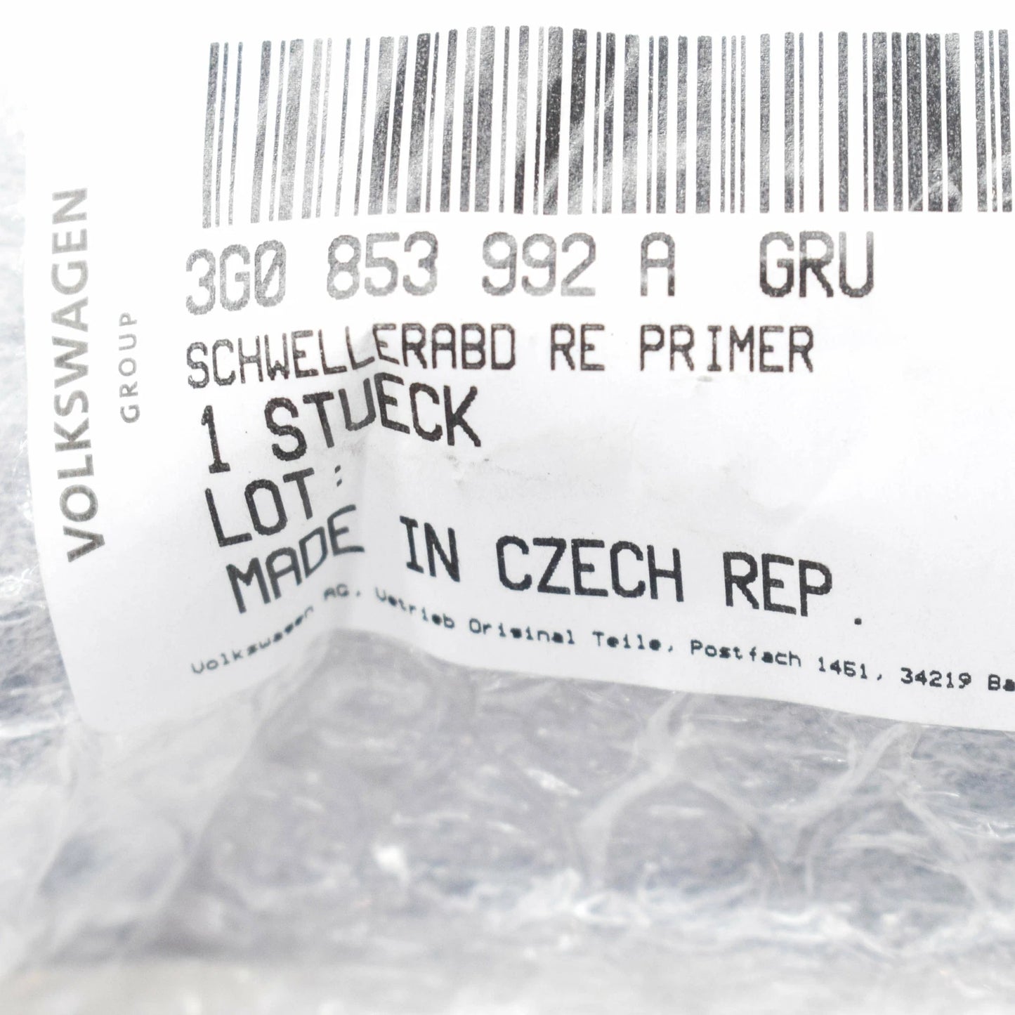 NEW VOLKSWAGEN PASSAT ALLTRACK B8 FRONT RIGHT FENDER TRIM 3G0853992AGRU