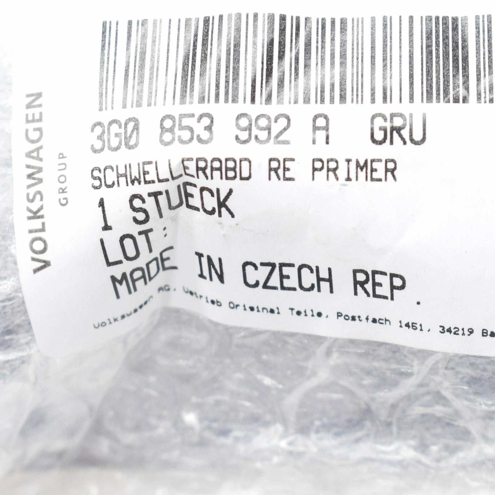 NEW VOLKSWAGEN PASSAT ALLTRACK B8 FRONT RIGHT FENDER TRIM 3G0853992AGRU