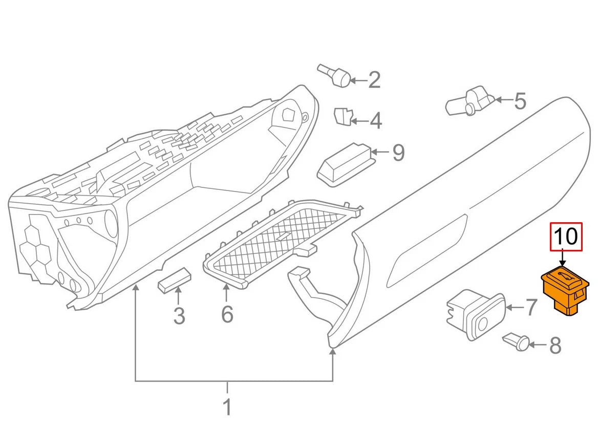 NEW BMW F20 E90 F30 E60 F07 F12 F02 Z4 F25 TRUNK OPEN BUTTON SWITCH 61319200316