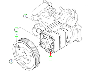 new bmw 1 e87 power steering pumpp 116i 90kw petrol 6780413 original