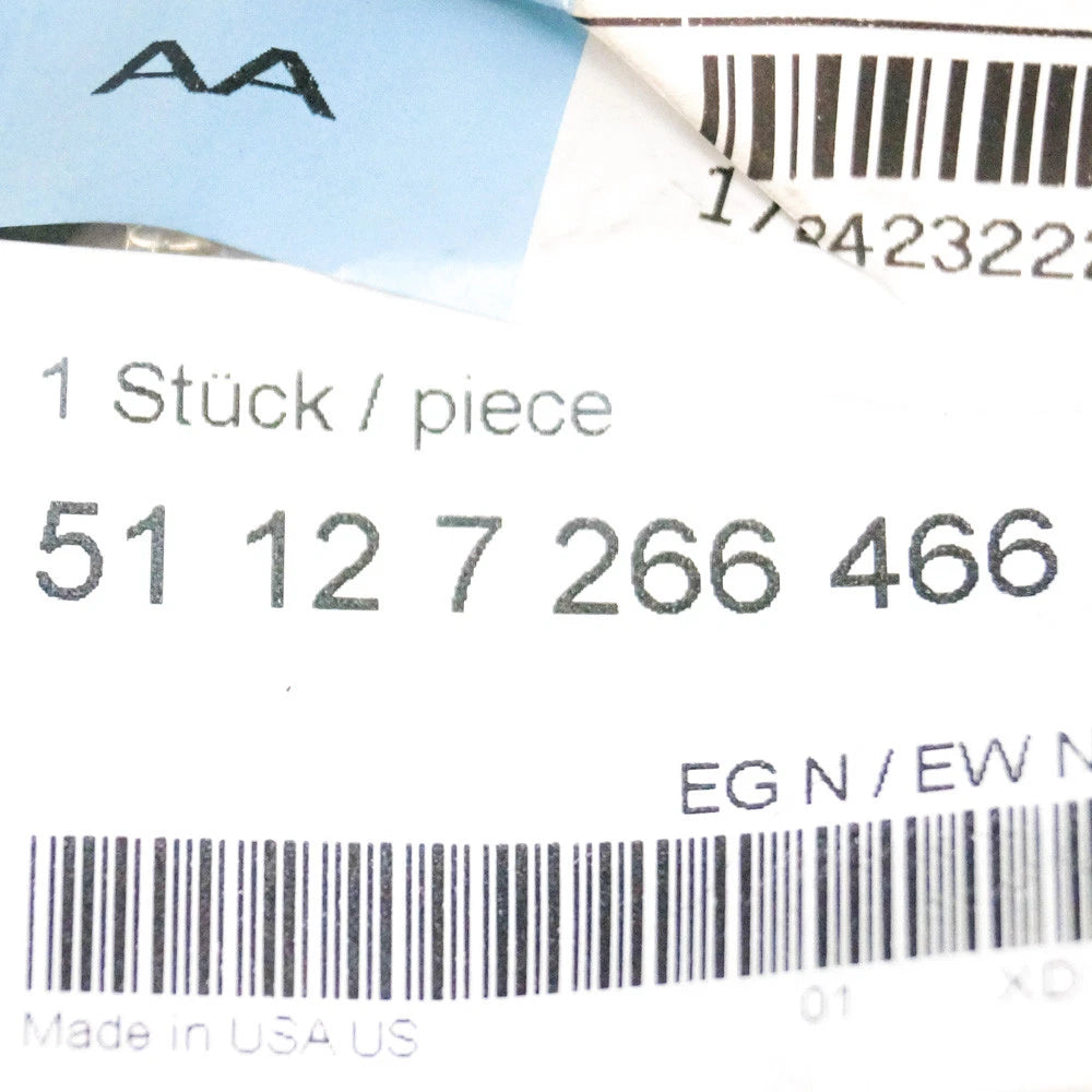 NEW BMW X6 F16 REAR BUMPER TRIM COVER SET 51127266466 ORIGINAL