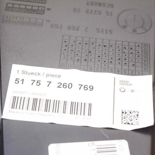 NEW BMW 4 F32 UNDERBODY REAR LEFT COVER TRIM 51757260769 2015 ORIGINAL