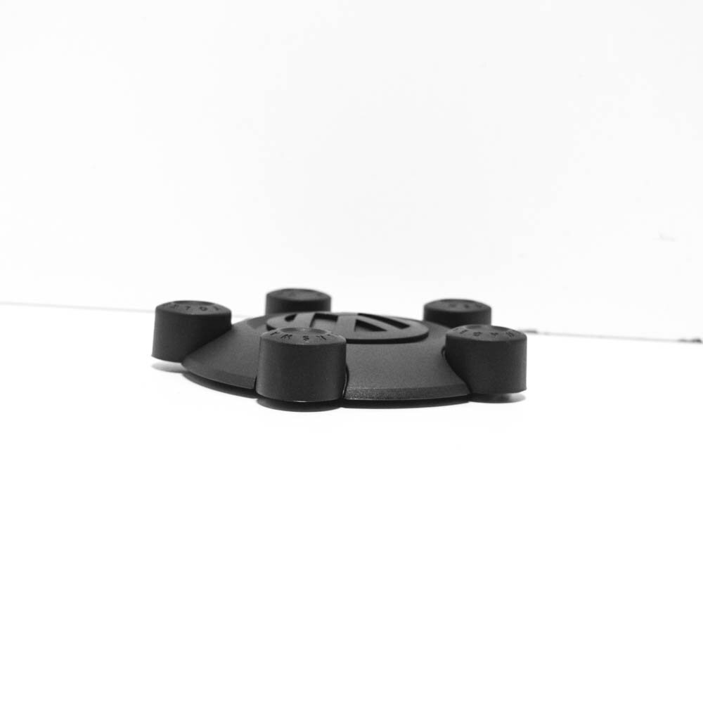 new volkswagen caddy mk3 wheel center hub satin black cap 2k06011699b9 original