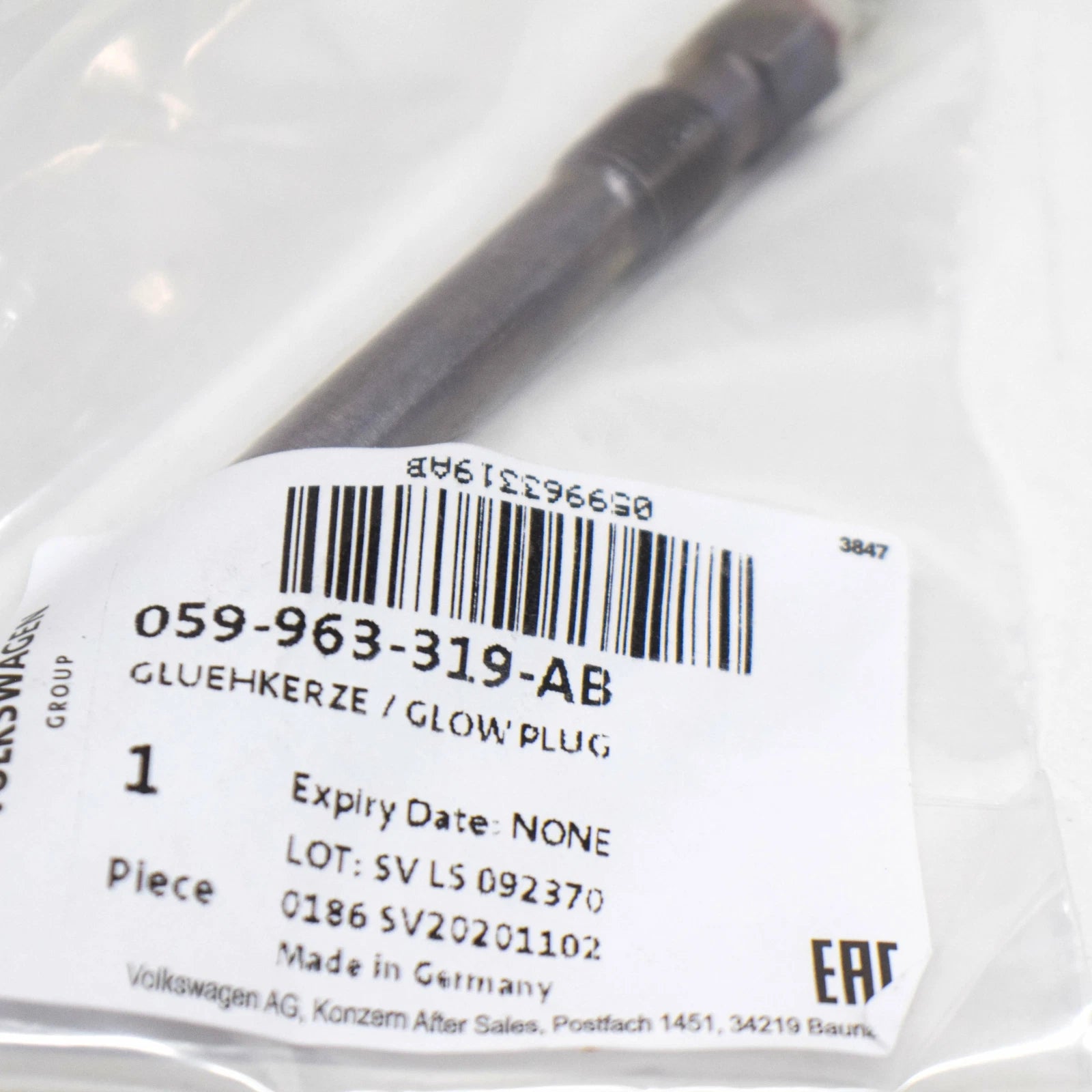 NEW AUDI A3 8V GLOW PLUG 059963319AB