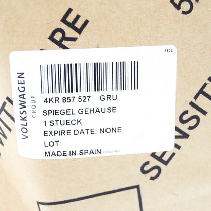 NEW AUDI E-TRON GE FRONT LEFT DOOR MIRROR CAP RHD 4KR857527AGRU ORIGINAL