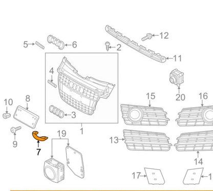 NEW AUDI A7 4G COVER CAP 4G8853140C3FZ