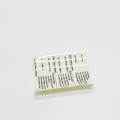 NEW BMW E39 E46 E60 E61N RUN IN INSTRUCTION BADGE EMBLEM 2122135 71212122135