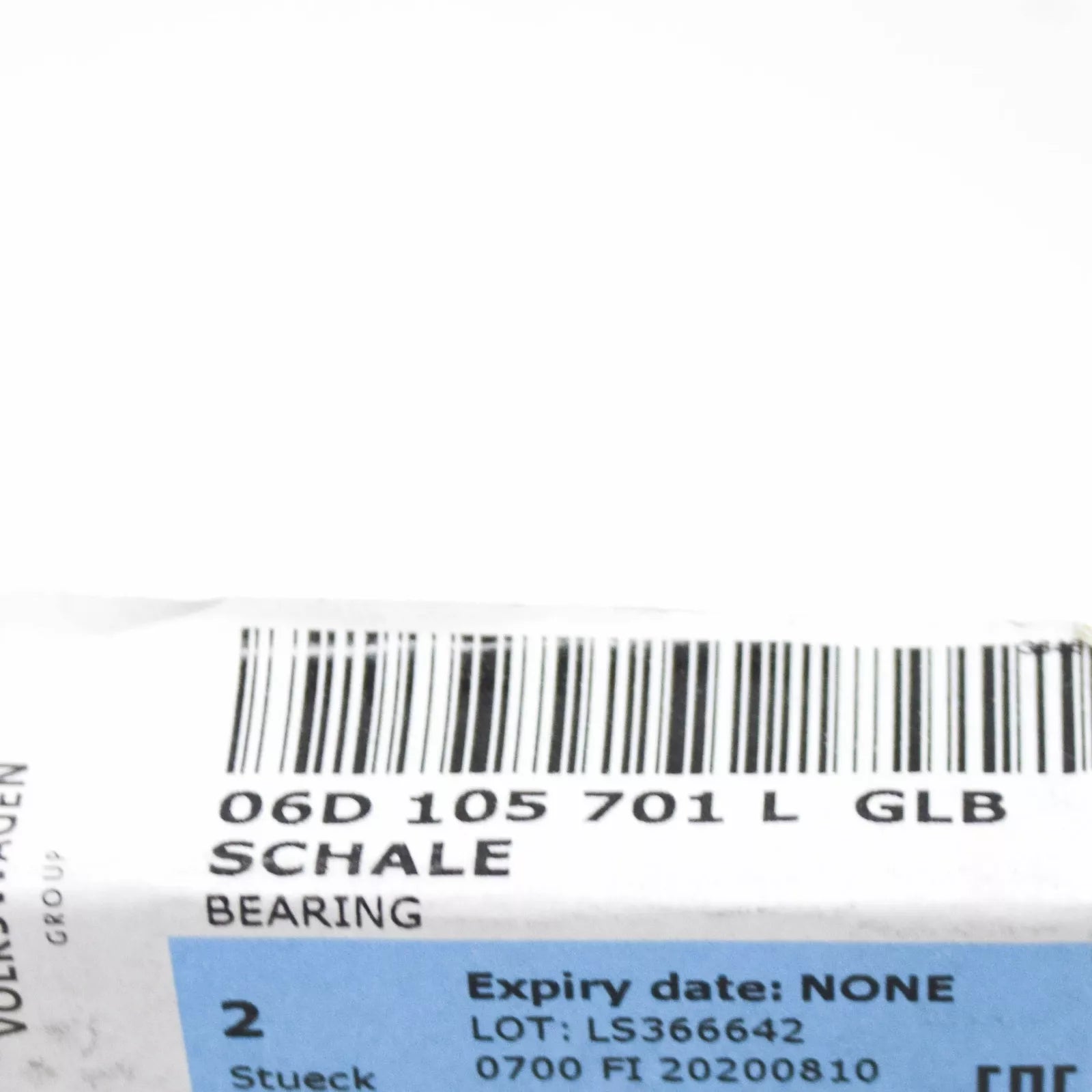 NEW VW GOLF R MK6 ENGINE CONNECTING ROD BEARING SET 06D105701LGLB ORIGINAL