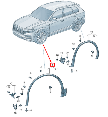 new vw touareg cr front left wheel cover 760853717cgru original