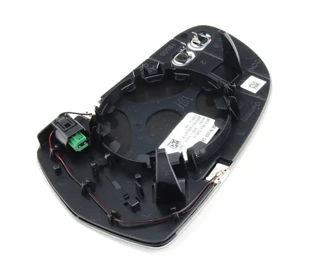 NEW AUDI A3 8P FRONT RIGHT DOOR MIRROR GLASS 8F0857536H ORIGINAL