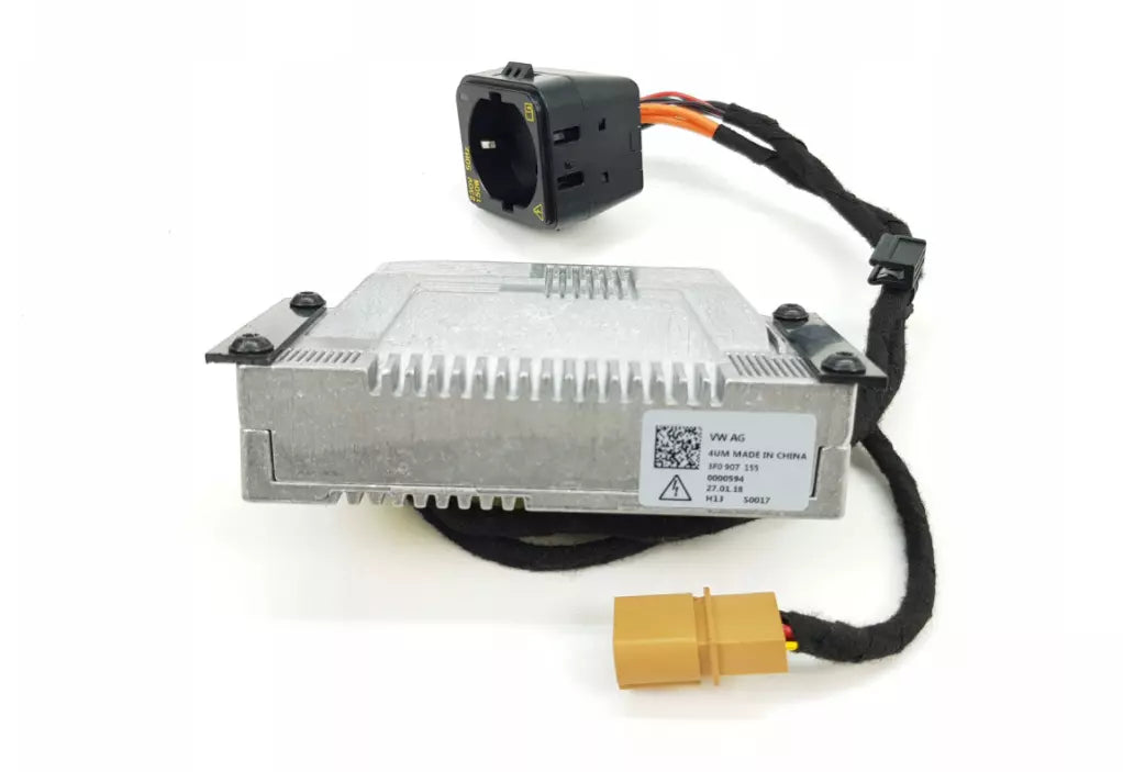 NEW VOLKSWAGEN GOLF MK8 INVERTER SOCKET WITH CABLE 3F0907155 ORIGINAL