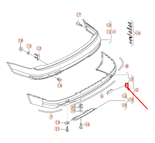 new audi q7 4l rear bumper left tow eye cover 4l0807449e1rr original
