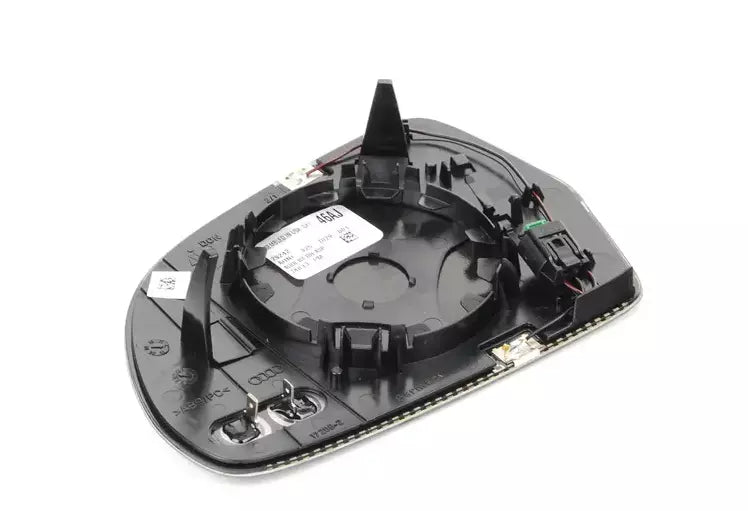 NEW AUDI A4 B8 FRONT RIGHT DOOR MIRROR GLASS 4F0857536AJ ORIGINAL